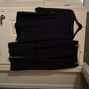 NWOT Ladies XL Pjs navy blue soft and Light